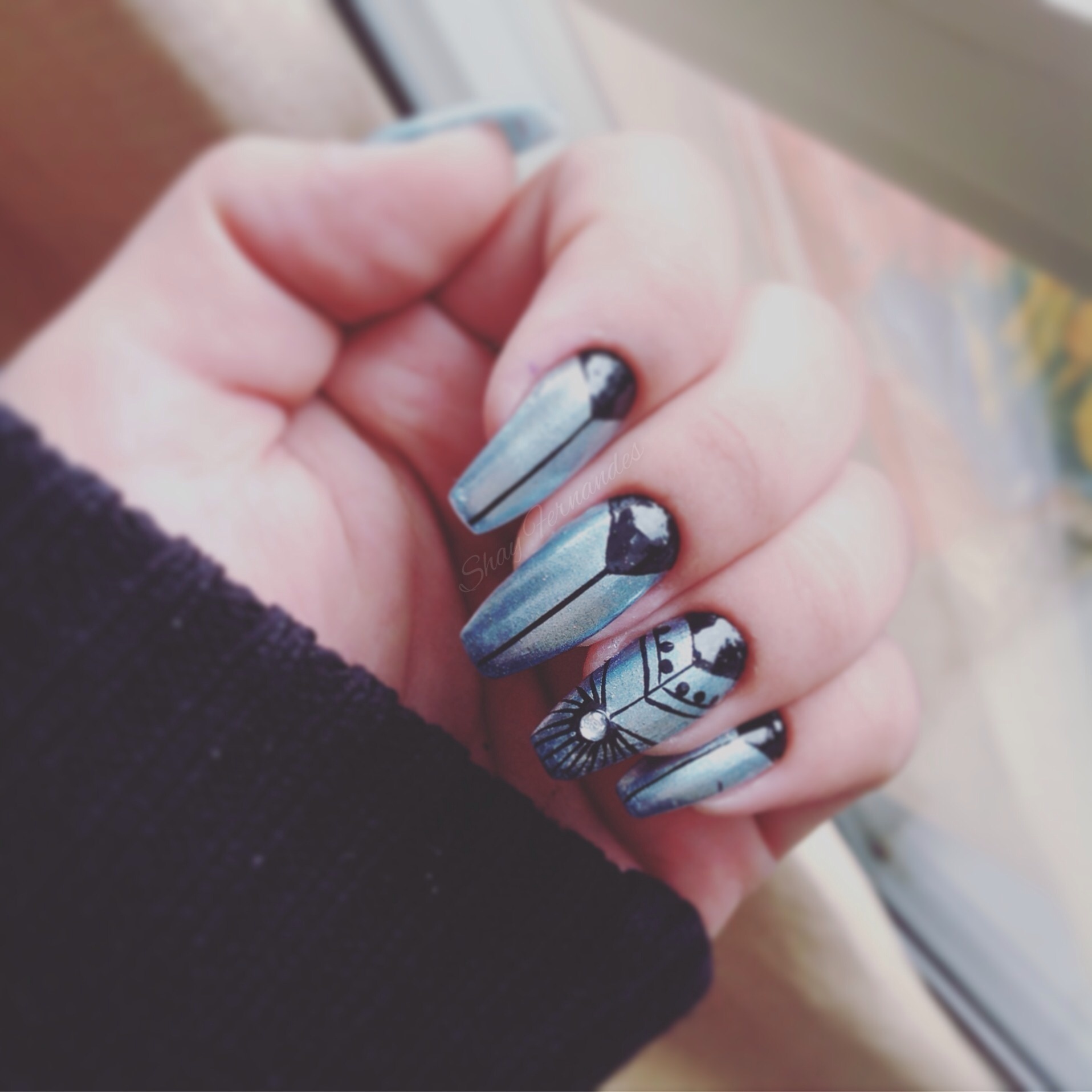 Decorações criativas e feitas à mão, para melhor adaptação na sua unha! unha manicure e pedicure