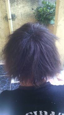 foto do cabelo antes da progressiva cabelo escovista manicure e pedicure auxiliar cabeleireiro(a)