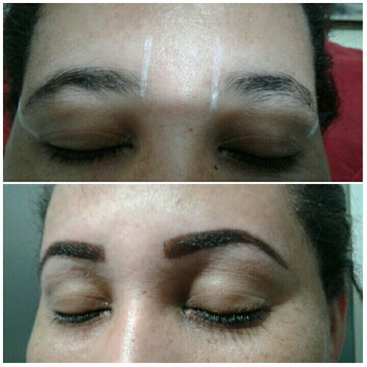 Henna castanho médio outros manicure e pedicure designer de sobrancelhas outros