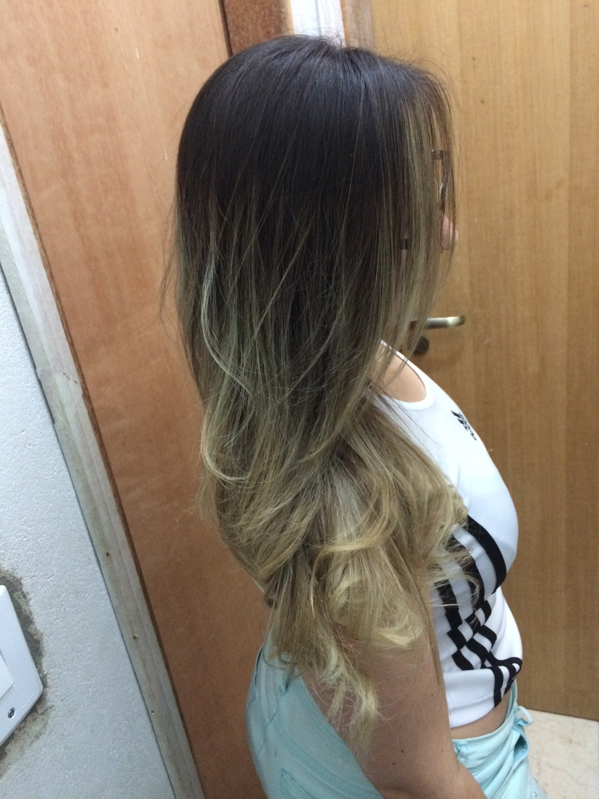 #ombrehair #mechas #luzes #perola #blond #loiro #bythiagoseguetto cabelo auxiliar cabeleireiro(a)