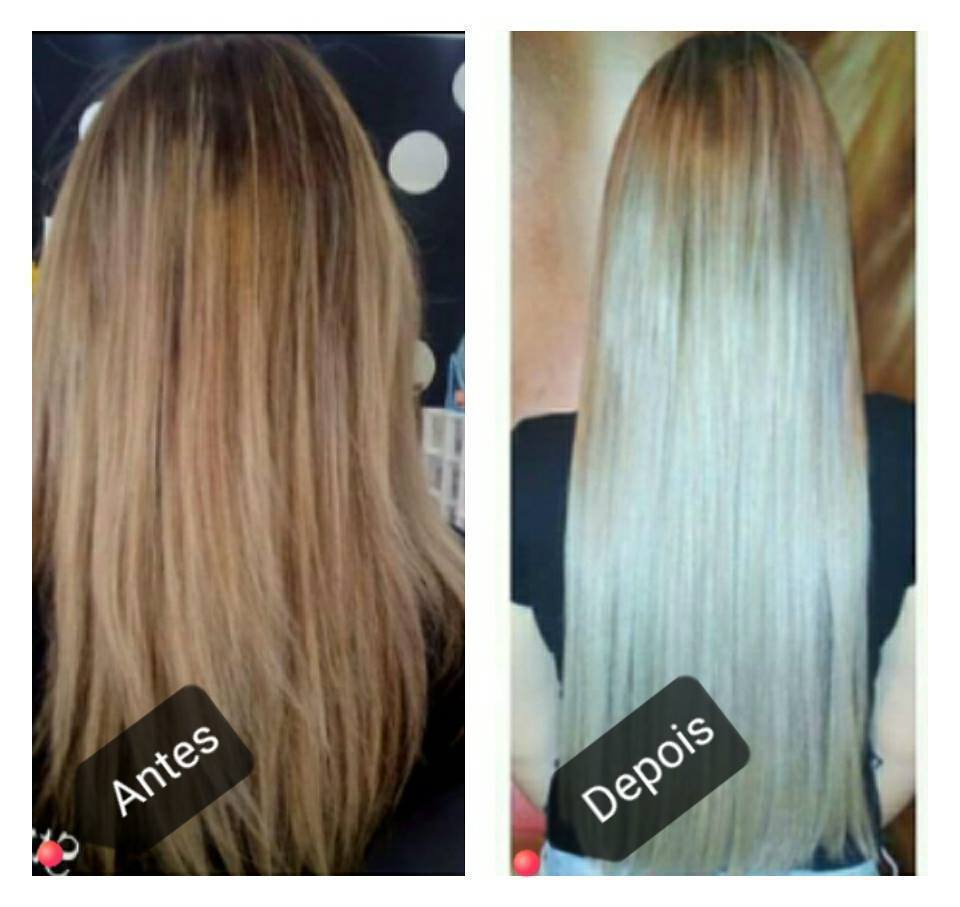 Antes e Depois. Cor e Alongamento tecnica fio a fio em queratina. cabelo assistente esteticista auxiliar administrativo auxiliar cabeleireiro(a) escovista esteticista vendedor(a) depilador(a) recepcionista cabeleireiro(a) manicure e pedicure designer de sobrancelhas