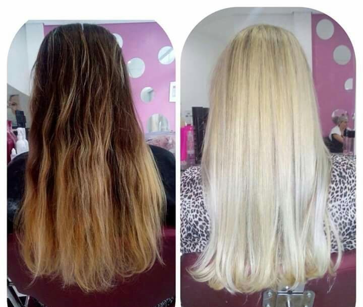 #antes #depois #mechas #luzes #clareamentototal #blond  cabelo assistente esteticista auxiliar administrativo auxiliar cabeleireiro(a) escovista esteticista vendedor(a) depilador(a) recepcionista cabeleireiro(a) manicure e pedicure designer de sobrancelhas