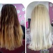 #antes #depois #mechas #luzes #clareamentototal #blond 