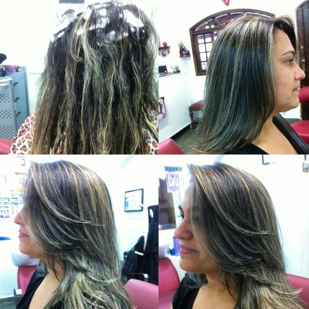 Luzes, corte e botou capilar cabelo cabeleireiro(a) esteticista maquiador(a)