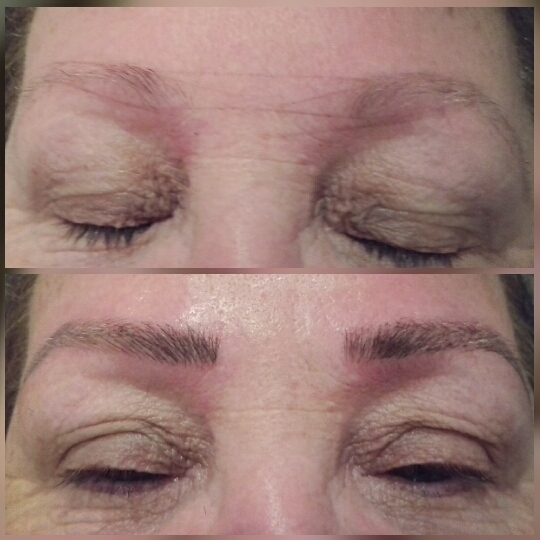 Microblading fio a fio. estética cabeleireiro(a) maquiador(a) micropigmentador(a)