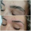 Cliente com micropigmentação