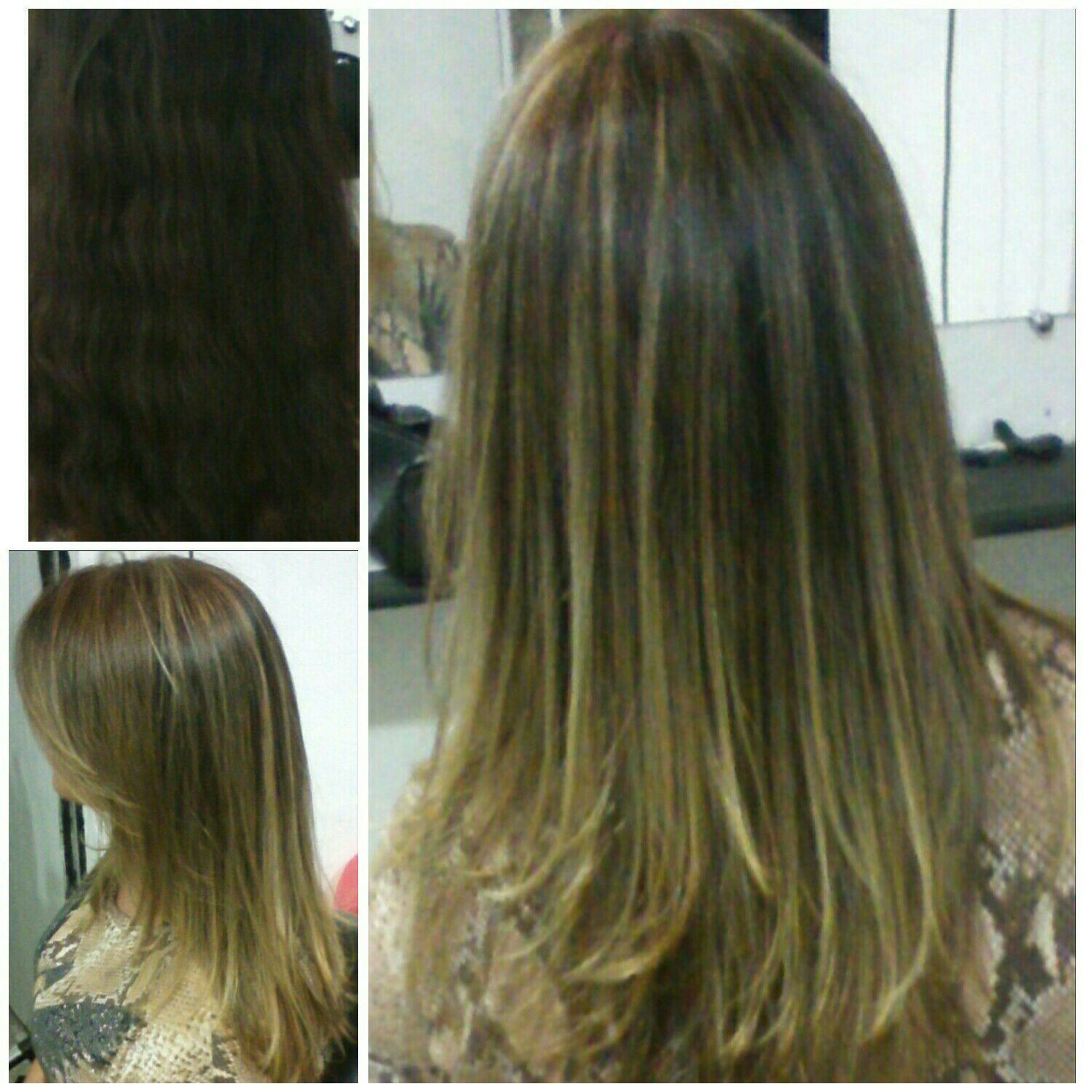 #Mechas#Tonalização#Corte#Cauterizaçao#Alfa Parf#Com Dmitra Zimerer# cabeleireiro(a)