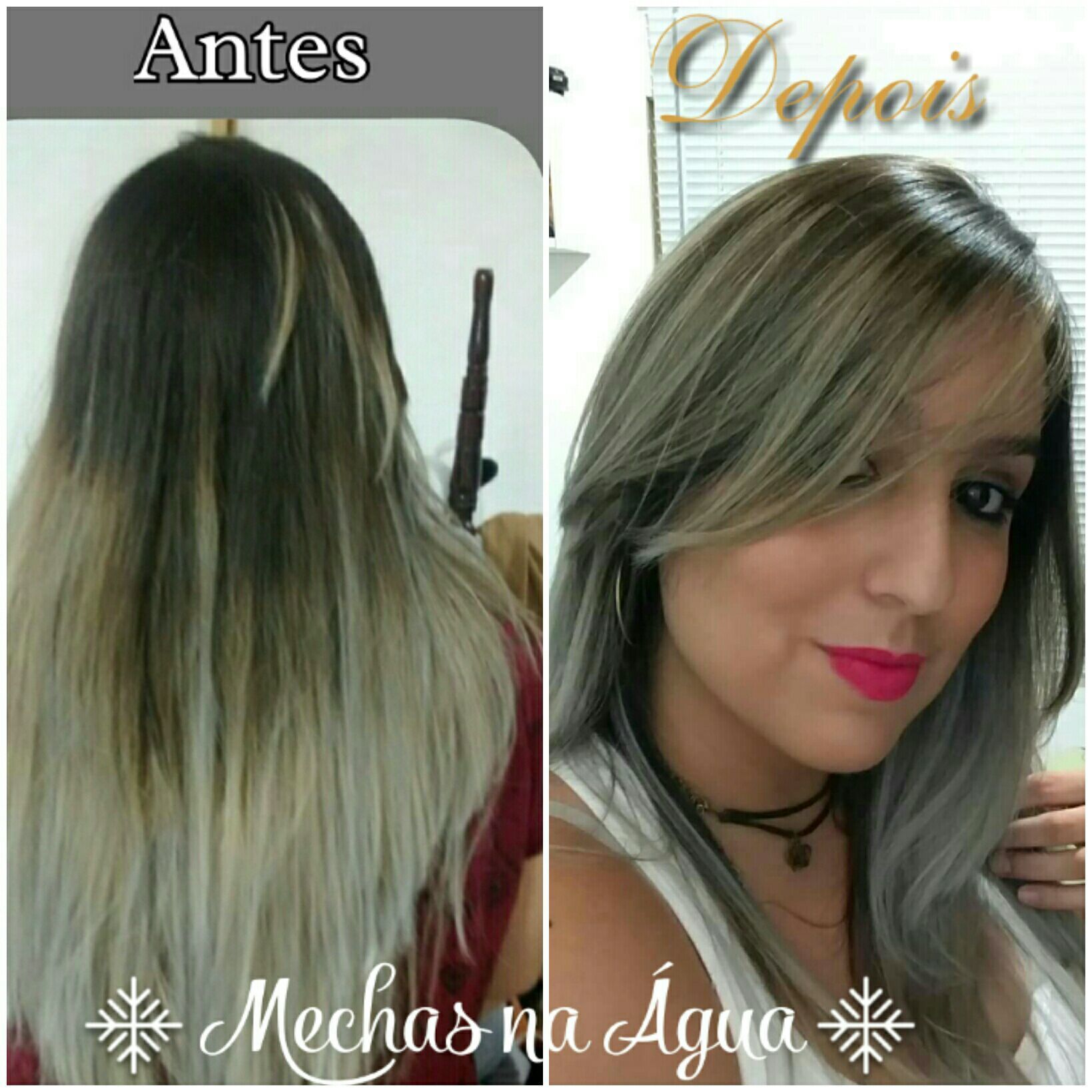 Mechas na Água cabelo cabeleireiro(a)