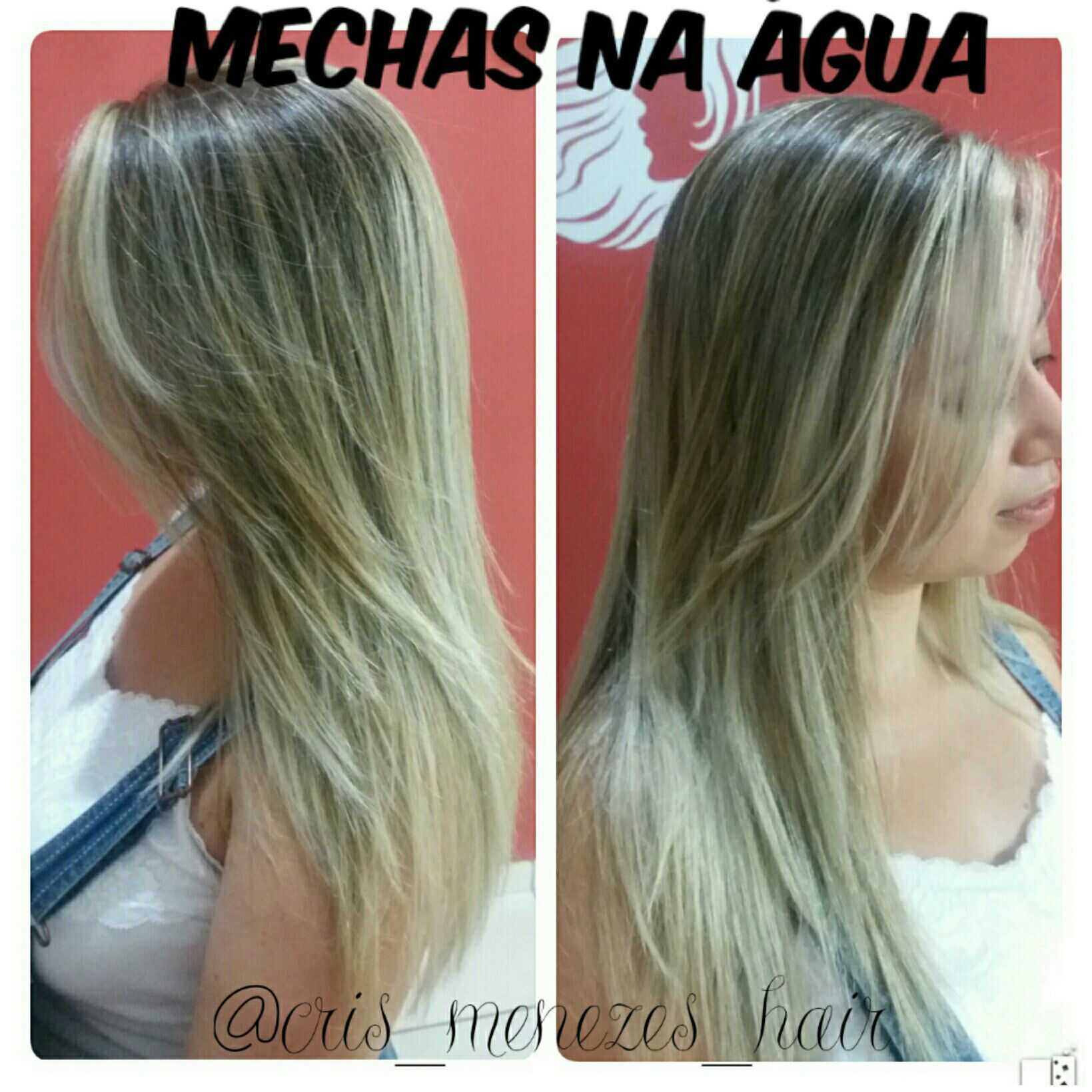 Mechas na Água cabelo cabeleireiro(a)
