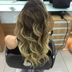 Mechas californianas com ondas 