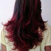 Ombre Hair vermelho + Escova 