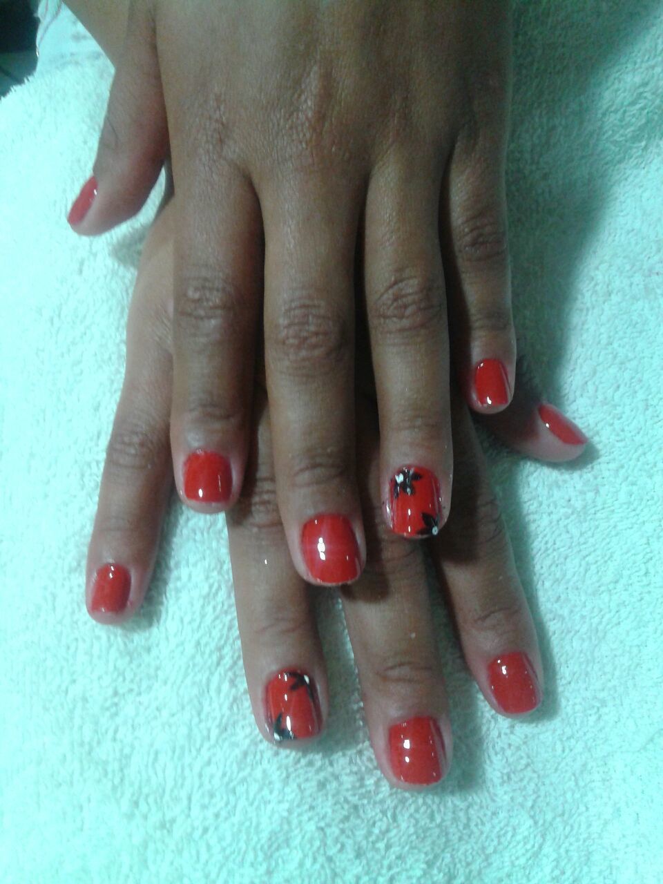#unhas #divando #vermelhorubi #unhasdecoradas  unha manicure e pedicure
