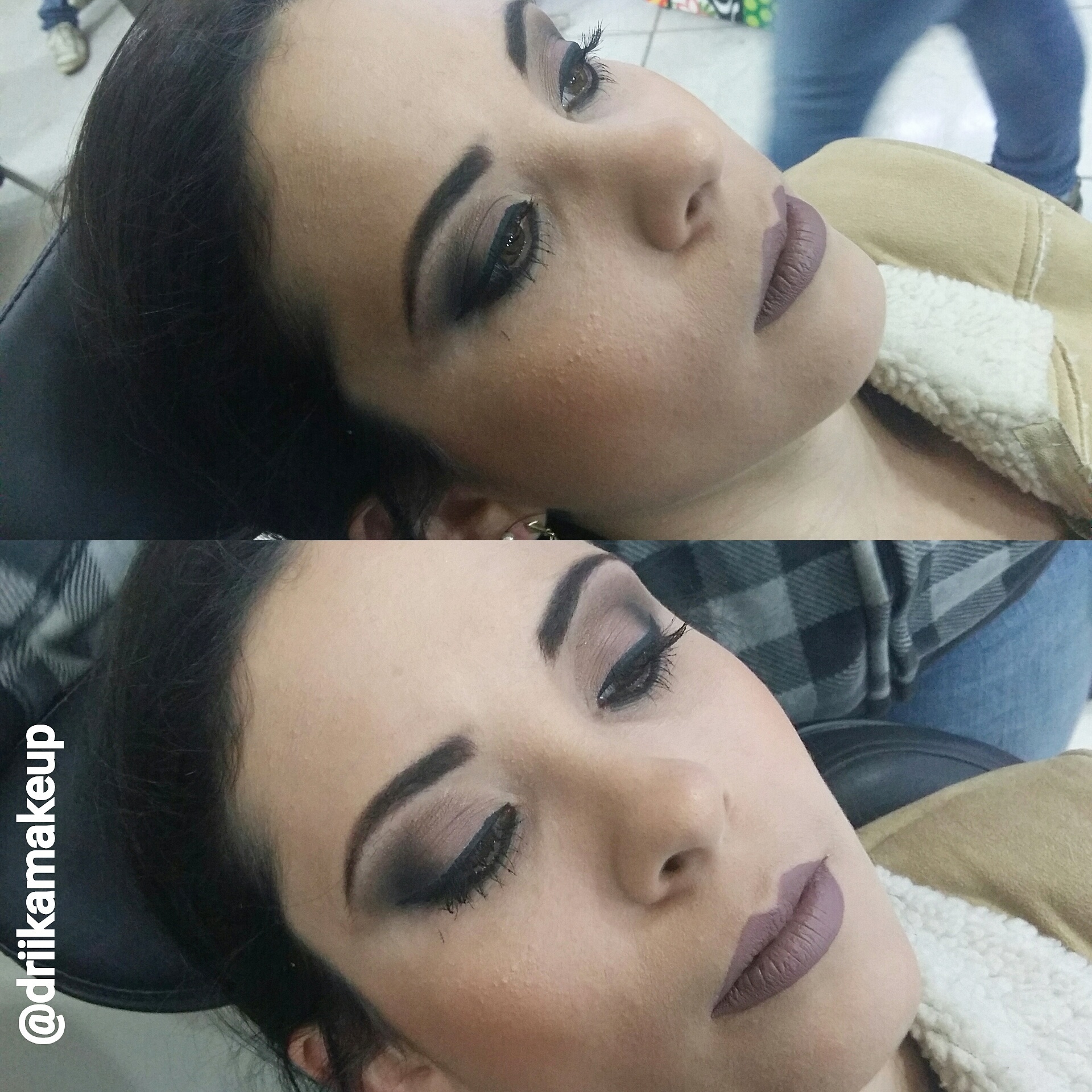 #Makeup #makeupartist #makeuplover #esfumadinho #makeuppro #driikamakeup 💄 
 maquiagem maquiador(a)