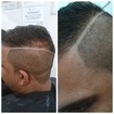 Corte com razor lateral