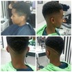 Degrade afro com razor lateral