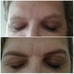 Cliente não queria henna, queria bem natural e fraquinho... Não queria que mexesse muito no design da sobrancelha. Foi usado refectocil castanho natural.
