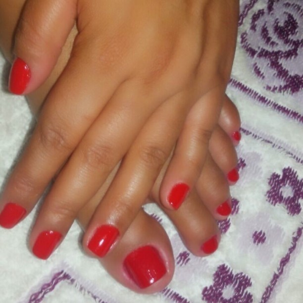 unha manicure e pedicure