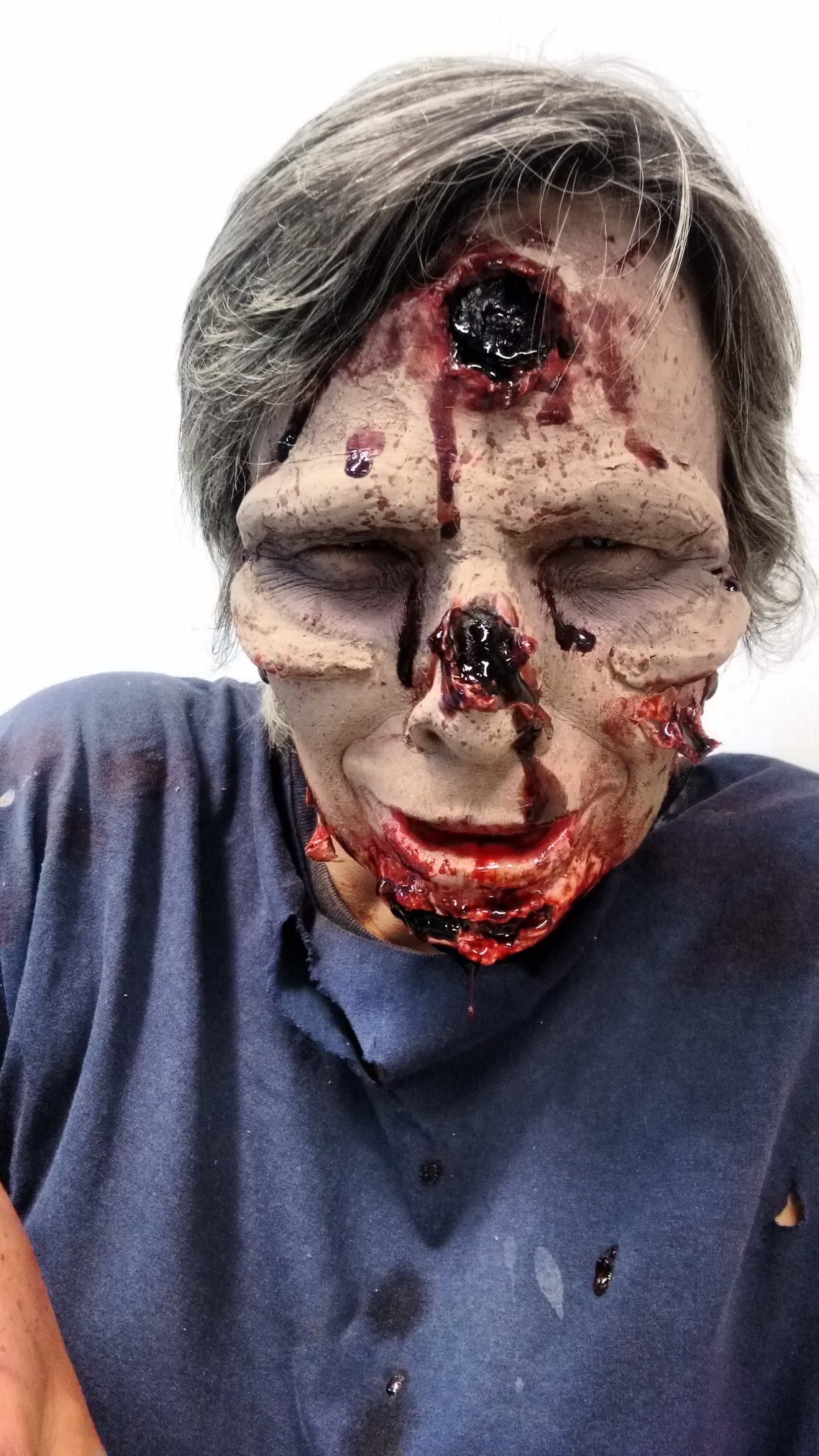 Foto: Maquiagem Artística de Zumbi para a matéria da Role