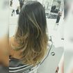 Foi realizado ombre hair  
#ombrehair 