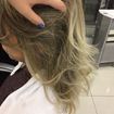 Iluminação nas pontas do cabelo 
