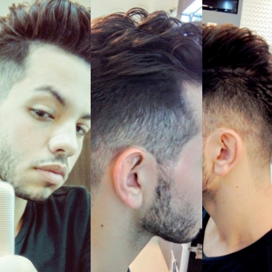 Corte masculino estilo under cut cabelo cabeleireiro(a) maquiador(a)