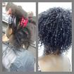 Permanente Afro
Antes e Depois. 