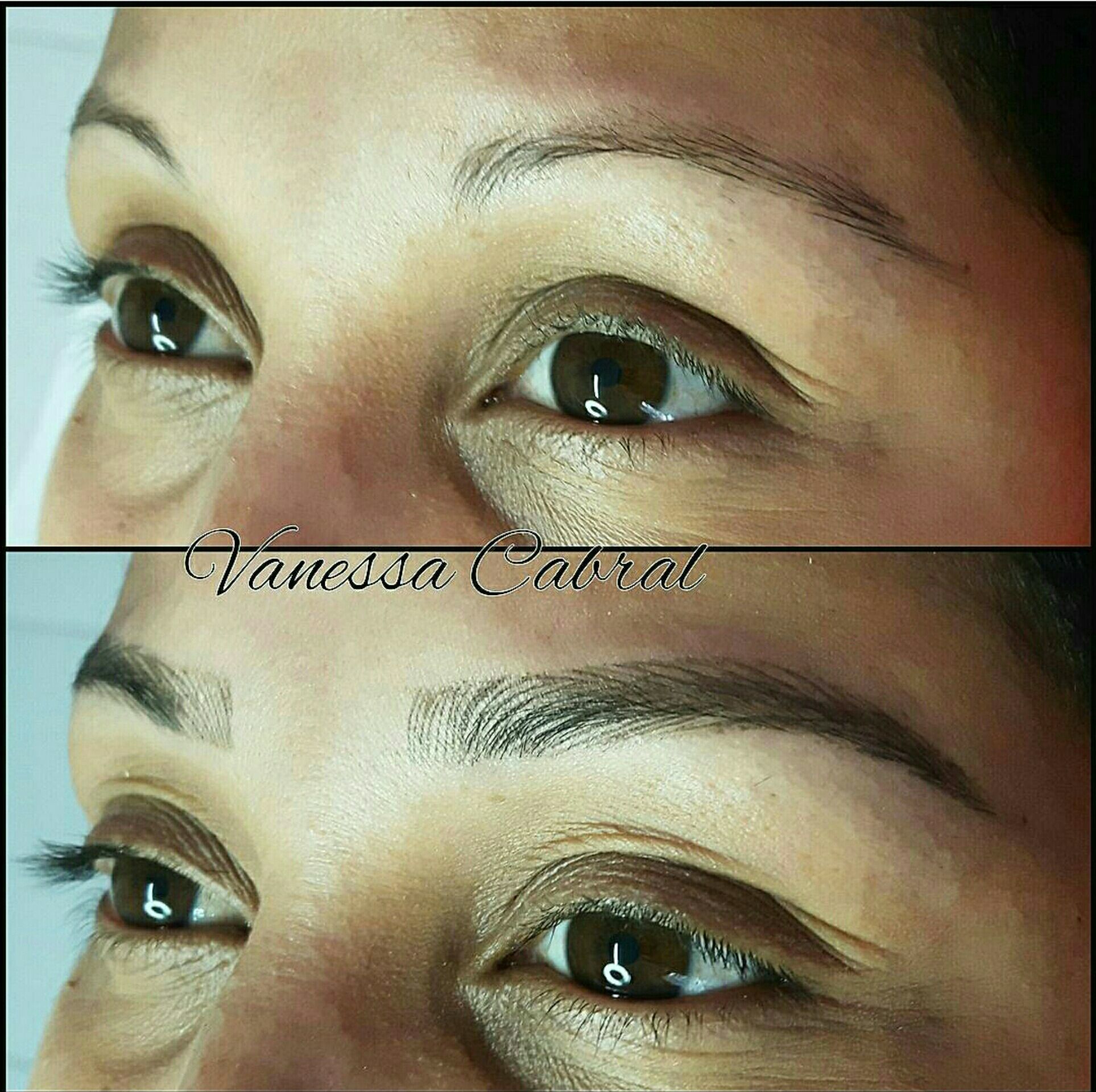 Simulação de Microblanding Fio a Fio feito com lápis Dermográfico! 💜💜💜 outros micropigmentador(a) designer de sobrancelhas