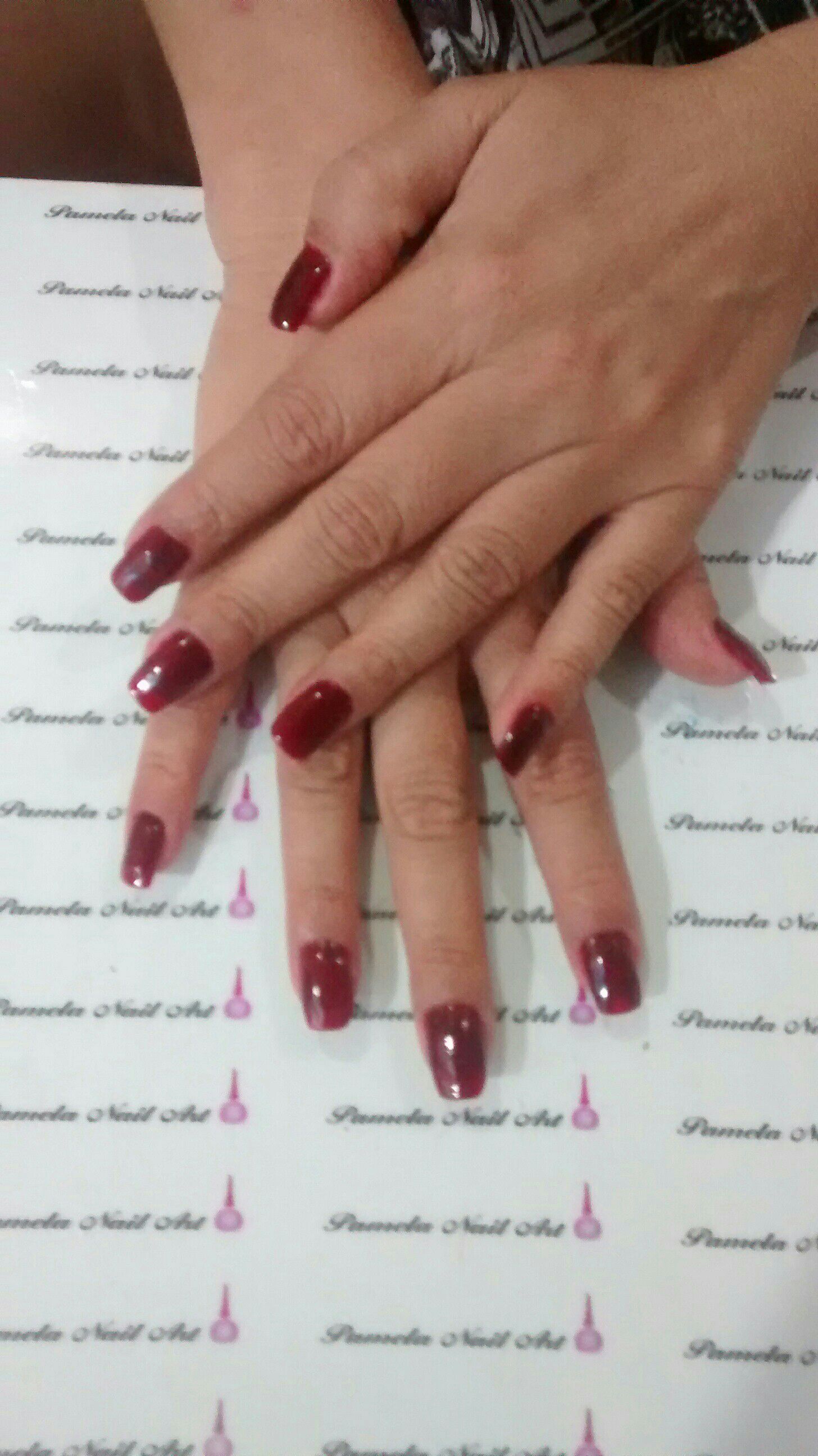 Unhas com gel moldado ! unha manicure e pedicure
