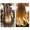 Ombré hair feito com Wella Free Lights, sem uso de papel.