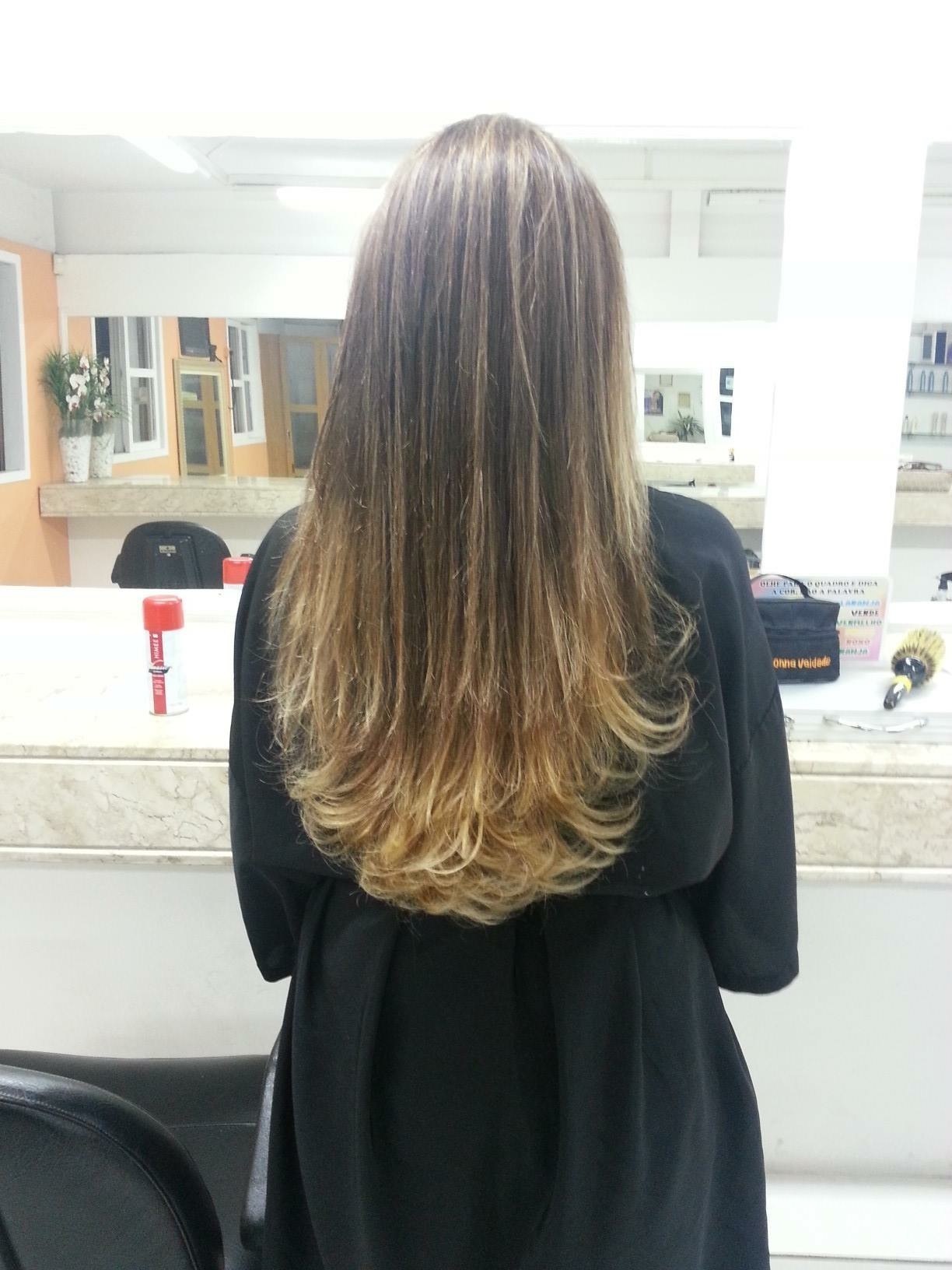 Ombré hair, tonalizado com 9.01 + 9.03 Dia Richesse!  cabelo auxiliar cabeleireiro(a)