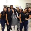 Aula que Ministrei de Automaquiagem para as alunas do Academy Hair - Instituto Embelleze