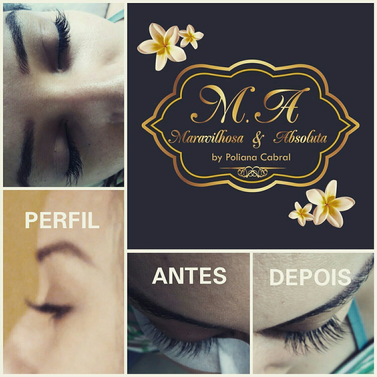 Alongamento de Cílios Fio a Fio. Resultado Super Natural maquiagem depilador(a) recepcionista designer de sobrancelhas