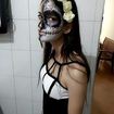 Uma maquiagem para festa a fantasia, super moderna.
#festa #festafantasia #caveiramexicana