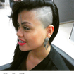 Undercut feminino personalizado 