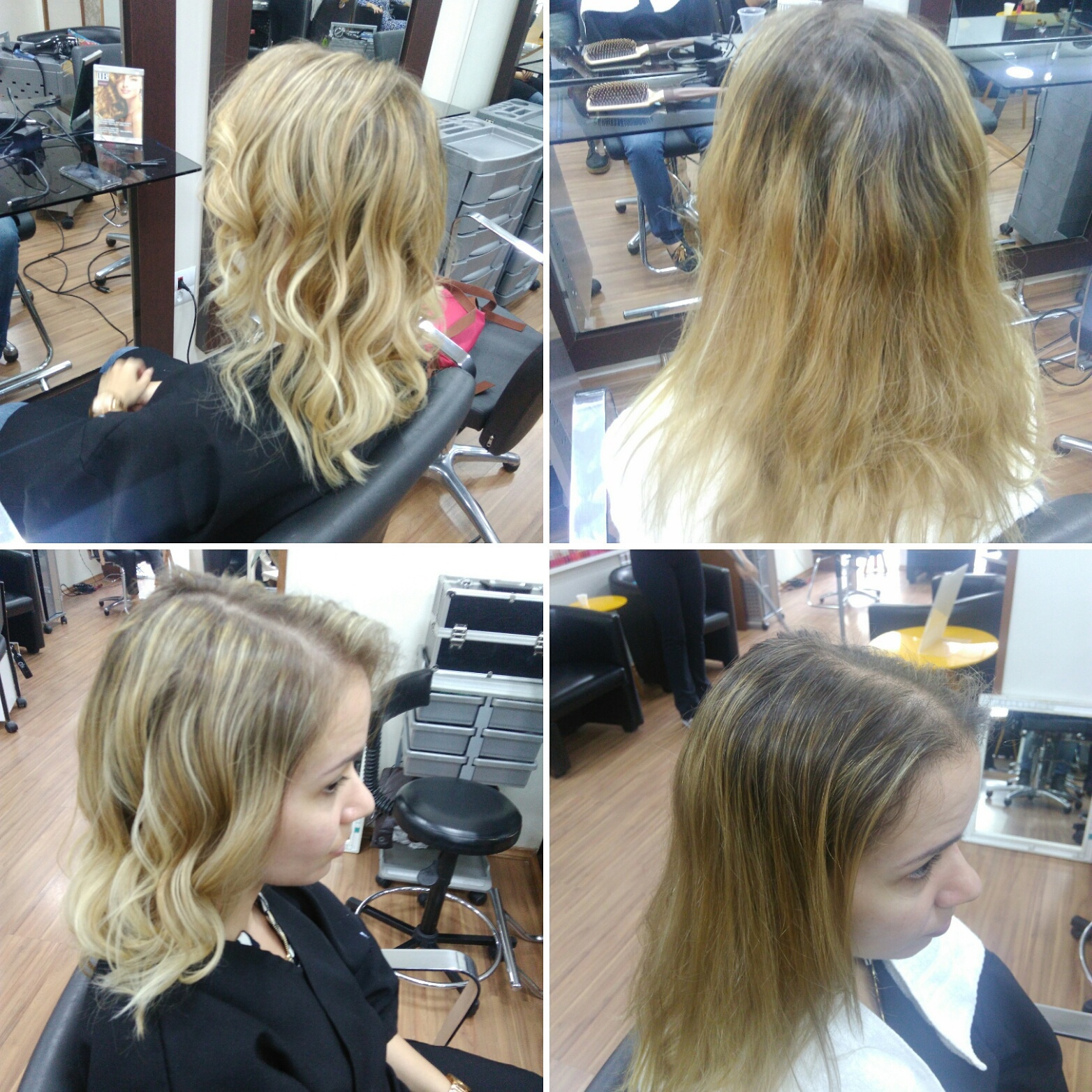 Retoque de raiz, iluminando as pontas  cabelo cabeleireiro(a) barbeiro(a)