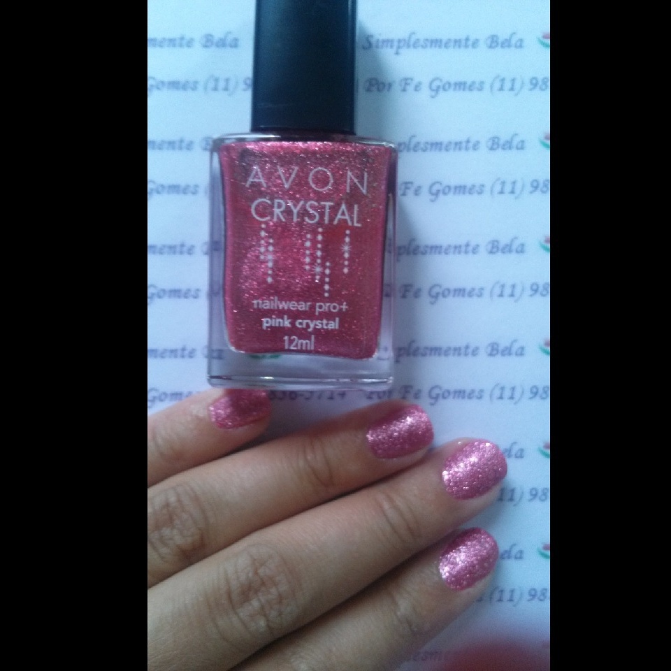 #natal #avon #pink #crystal manicure e pedicure depilador(a) designer de sobrancelhas