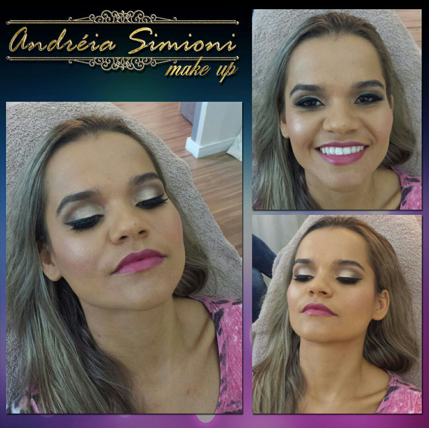 Maquiagem social - madrinha de casamento. maquiagem maquiador(a)