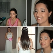 Essa foi a noiva do dia 07.01.2017. Casamento as 10:00 hs da manhã.
Penteado simples com apliques de tiaras de strass e make bem discreta. Perfeita pta noivas diurnas, delicadas e discretas.