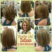 Coloração e reflexo mechas finas, iluminação 
#reflexo