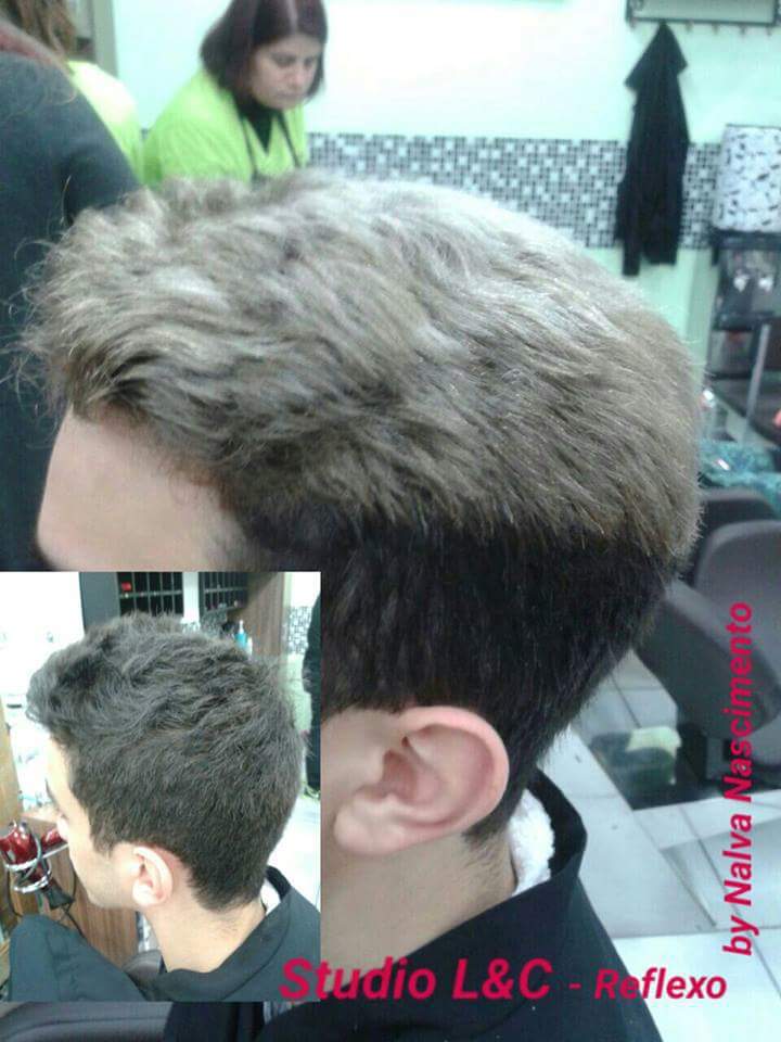 #reflexo masculino  cabelo cabeleireiro(a)