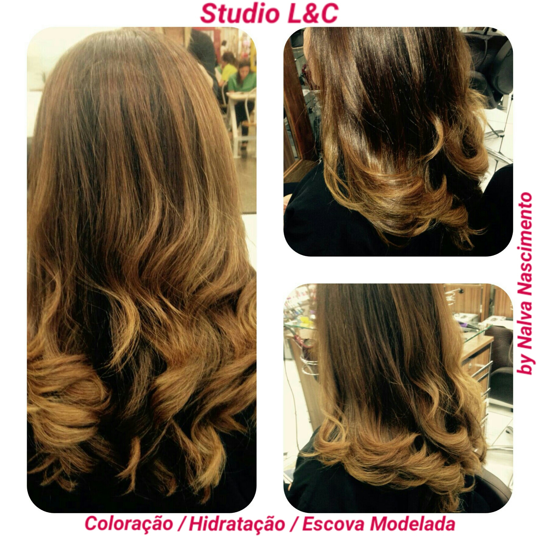 #coloração #hidratação #escova modelada  cabelo cabeleireiro(a)