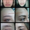 Olhos e cabelos claros também na técnica Microblading (Tebori)