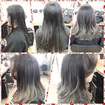 Cut Long Bob e franja.