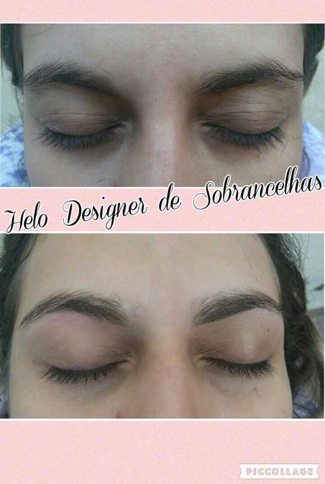 O Designer de Sobrancelhas dá um destaque lindo no rosto da mulher. designer de sobrancelhas micropigmentador(a)