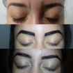 Sobrancelha Angulosa. Antes, durante e depois. #sobrancelhas #designersobrancelha #sobrancelhadesigner 