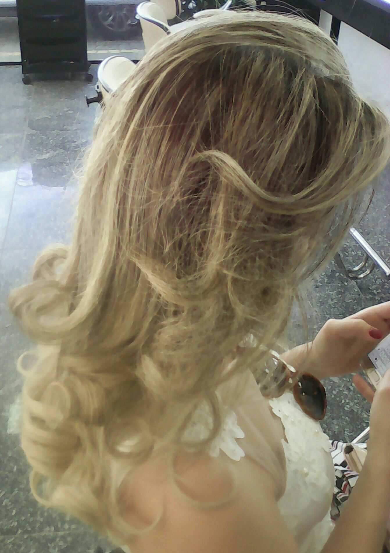 #Escova #Hairbrush #Cabelo com #Megahair Dra Juliane #Blond cabelo cabeleireiro(a) designer de sobrancelhas auxiliar cabeleireiro(a)