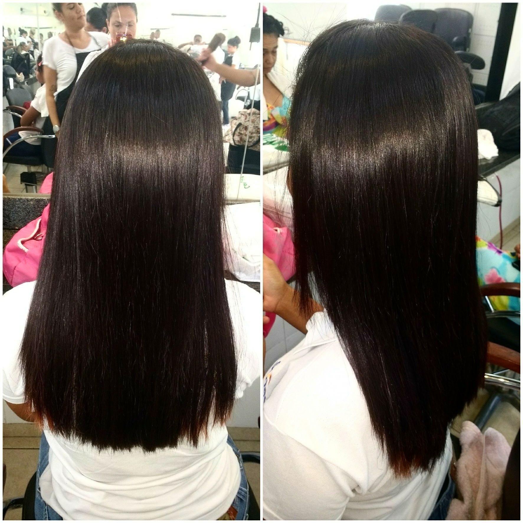 Mais um cabelo escovado! cabelo estudante (cabeleireiro)