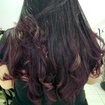 # Ombré roxa