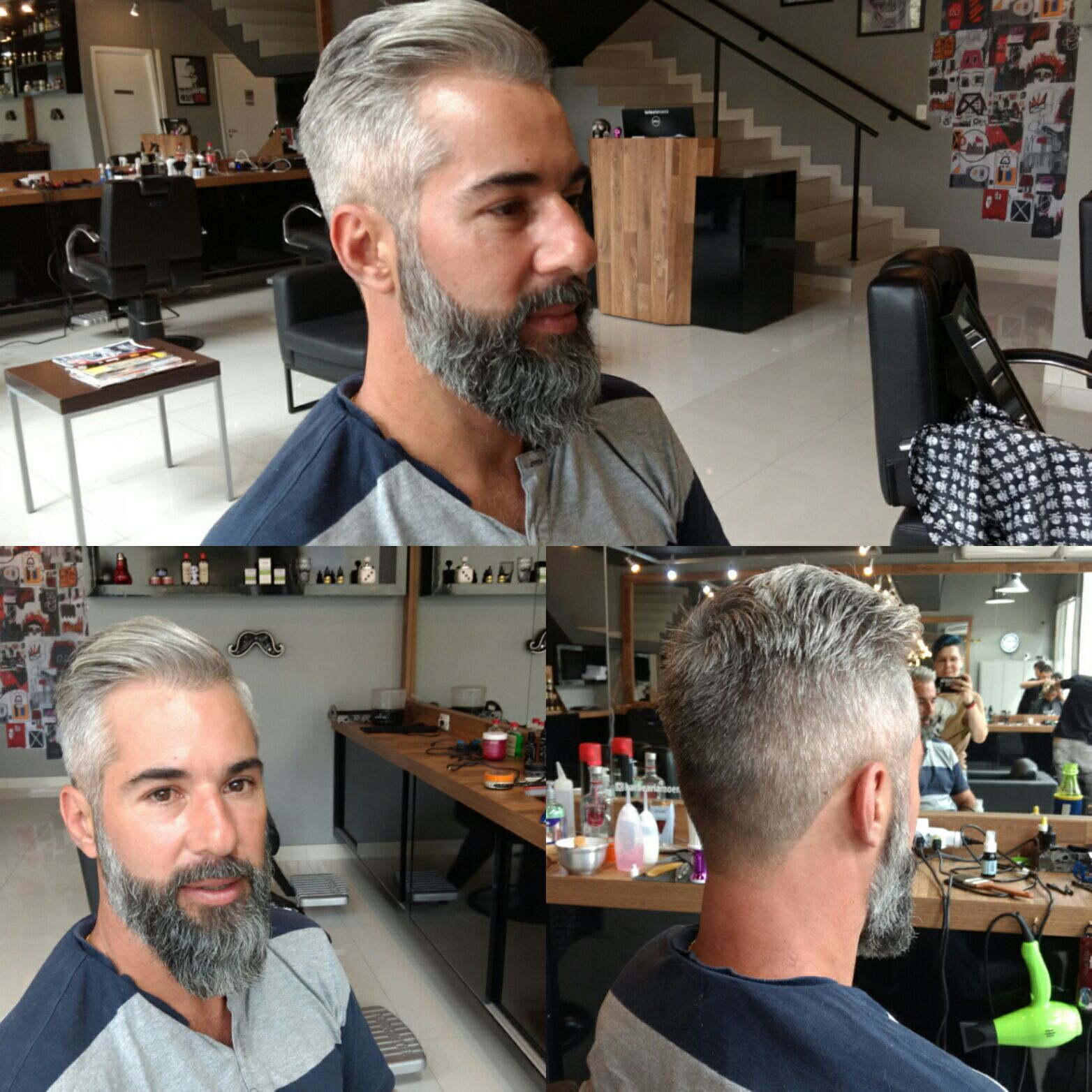 Barba e cabelo barbeiro(a)