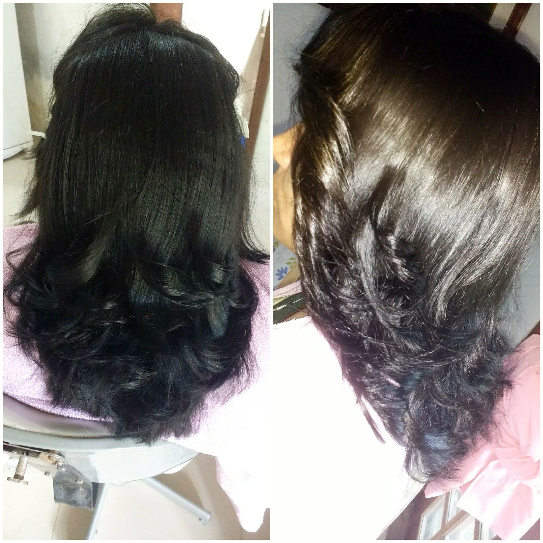 Cachos abertos com prancha cabelo estudante (cabeleireiro)